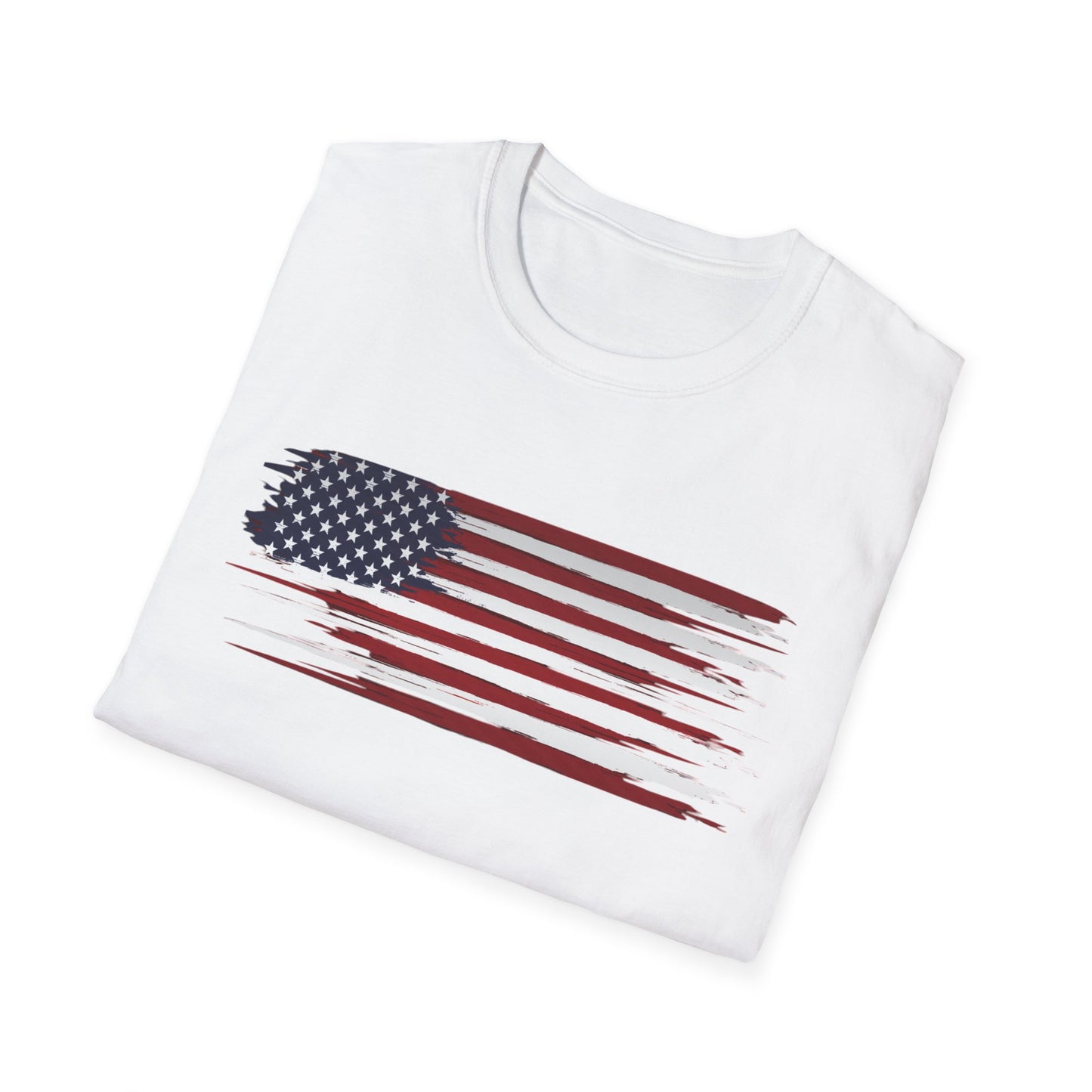 American Flag Celebration T-Shirt, Unisex Patriotic Shirt, Independence Day Gift, 4th of July Apparel