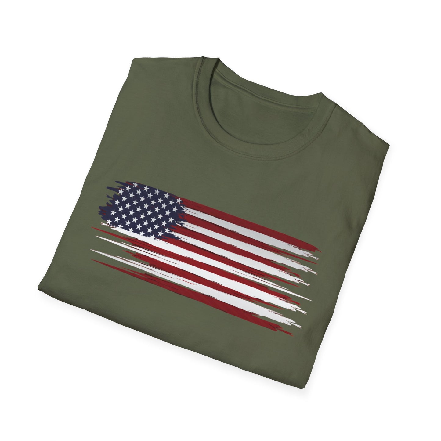 American Flag Celebration T-Shirt, Unisex Patriotic Shirt, Independence Day Gift, 4th of July Apparel
