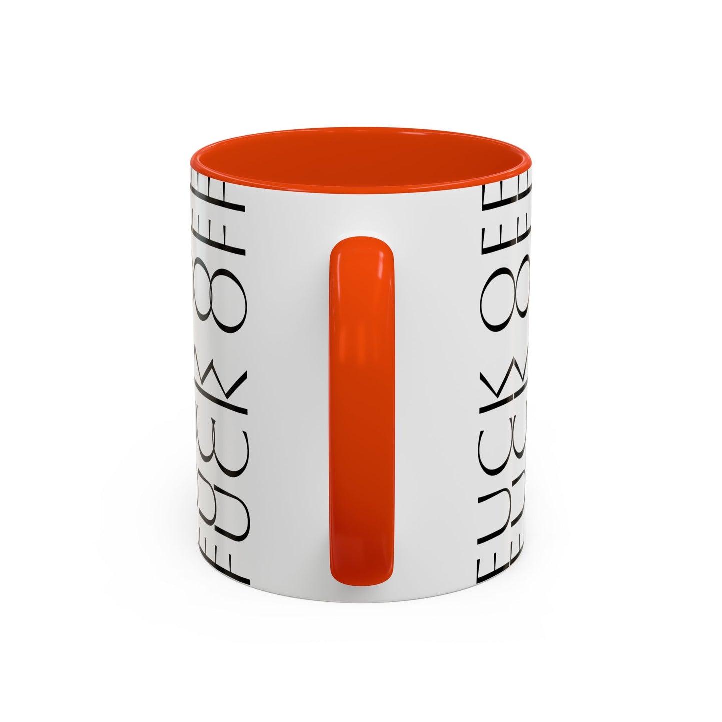 Modern Geometric Colorful Mug with Hidden F--- Off Message, Unique Coffee Cup for Daily Use, Gift for Coworker, Snarky Tea Mug, Funny