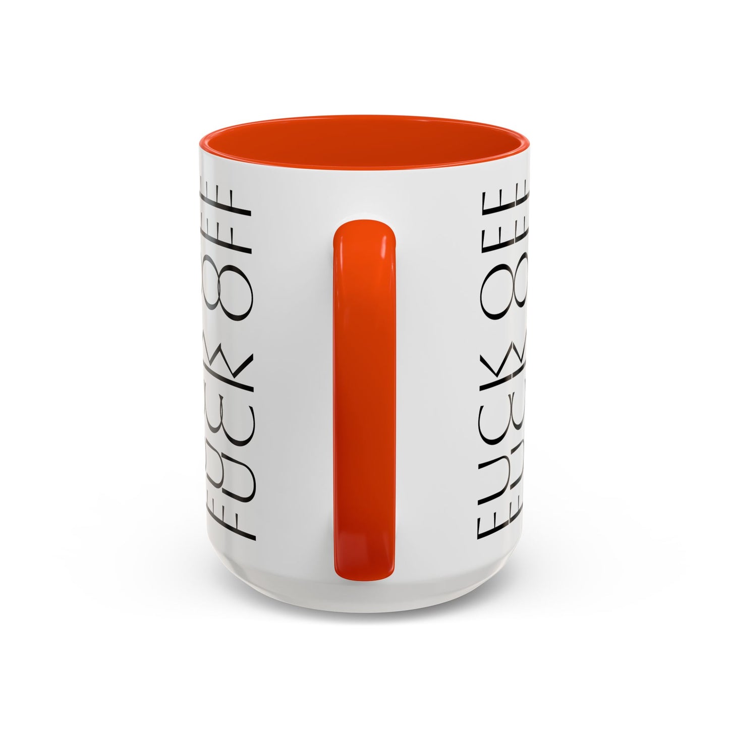 Modern Geometric Colorful Mug with Hidden F--- Off Message, Unique Coffee Cup for Daily Use, Gift for Coworker, Snarky Tea Mug, Funny