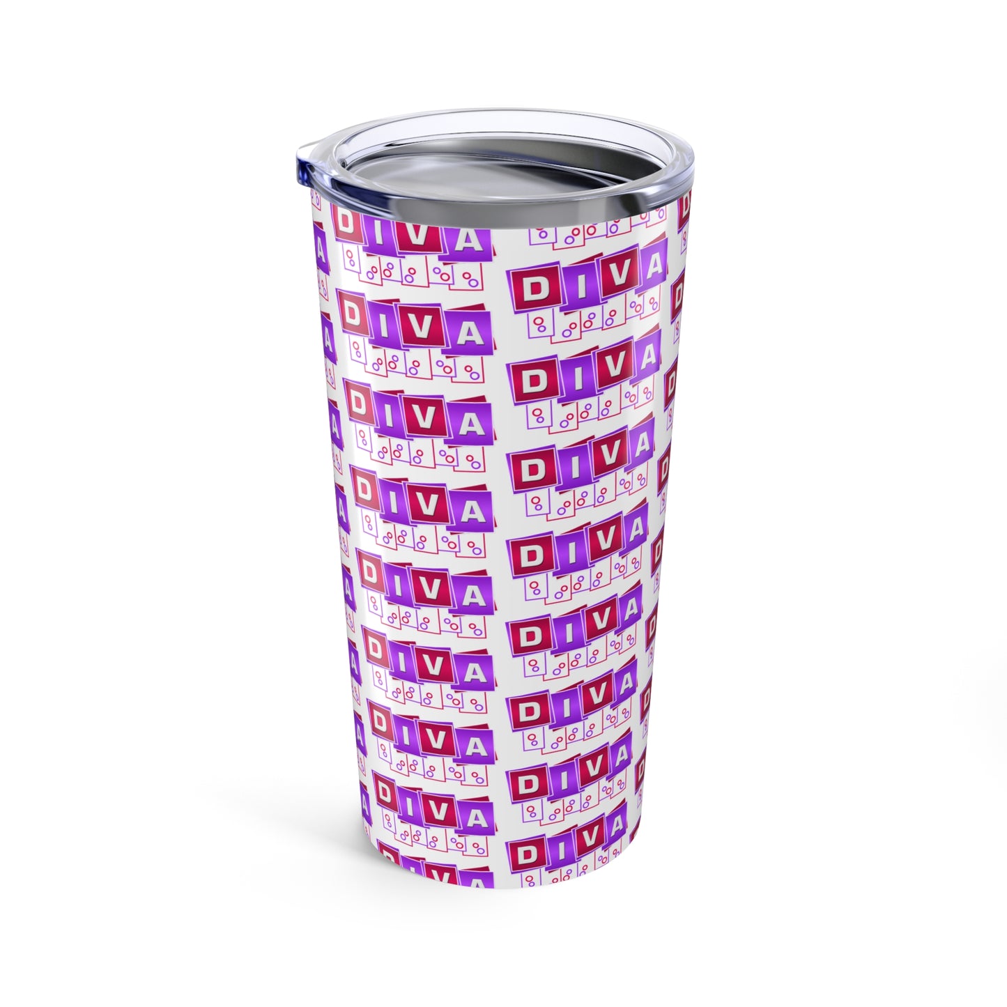 Diva Tumbler 20oz | Stylish Travel Mug, Perfect Gift for Her, Birthday, Bachelorette Party, Everyday Use, Sassy Drinkware