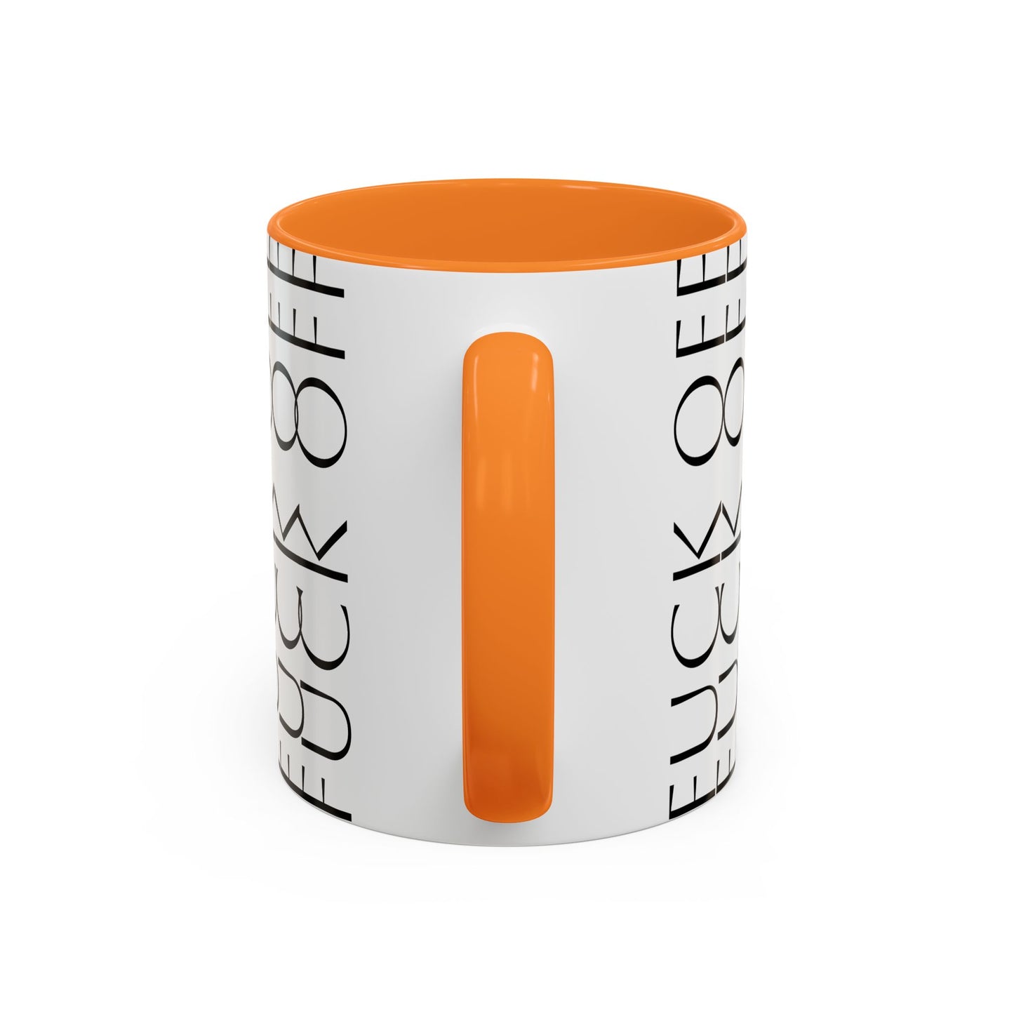 Modern Geometric Colorful Mug with Hidden F--- Off Message, Unique Coffee Cup for Daily Use, Gift for Coworker, Snarky Tea Mug, Funny