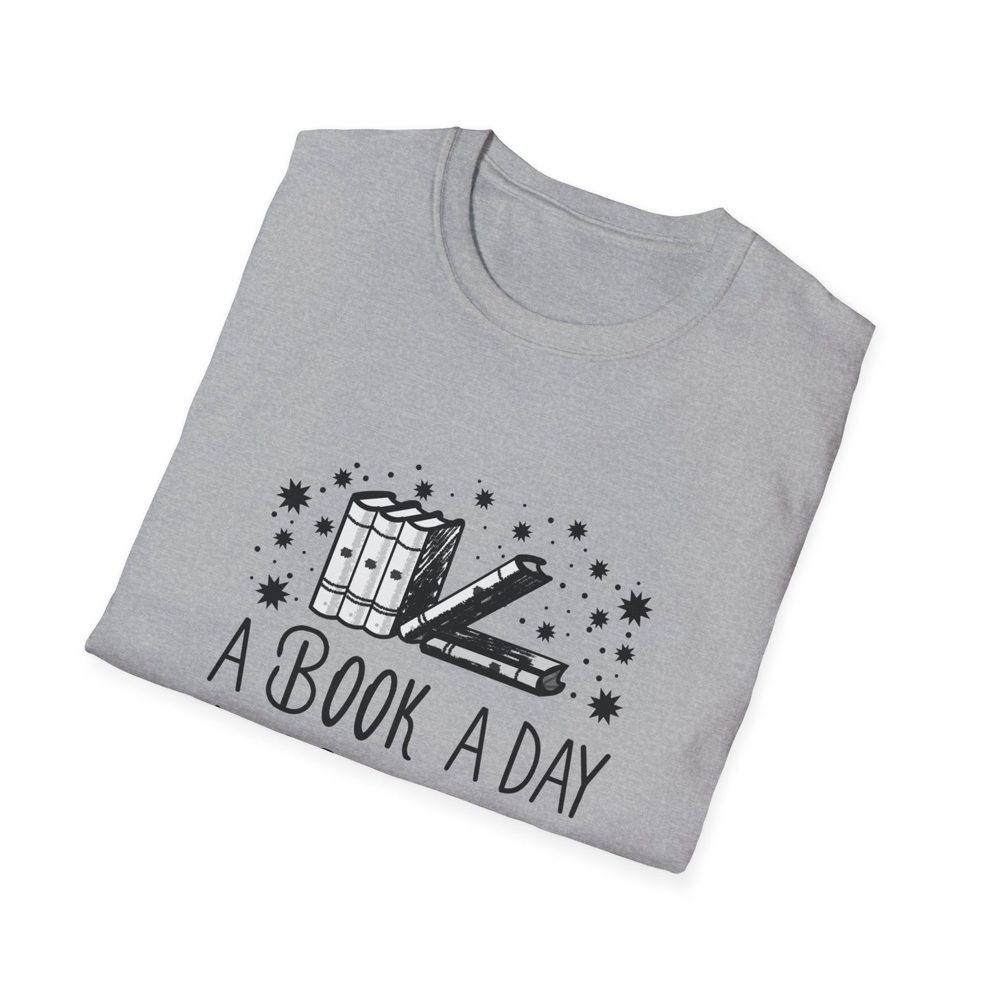 A Book A Day Keeps Reality Away, Literary Lover's Unisex T-Shirt, Bookish Gift, Reading Tee, Bookworm Gift, Cozy Literature Shirt