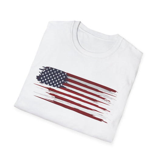 American Flag Celebration T-Shirt, Unisex Patriotic Shirt, Independence Day Gift, 4th of July Apparel