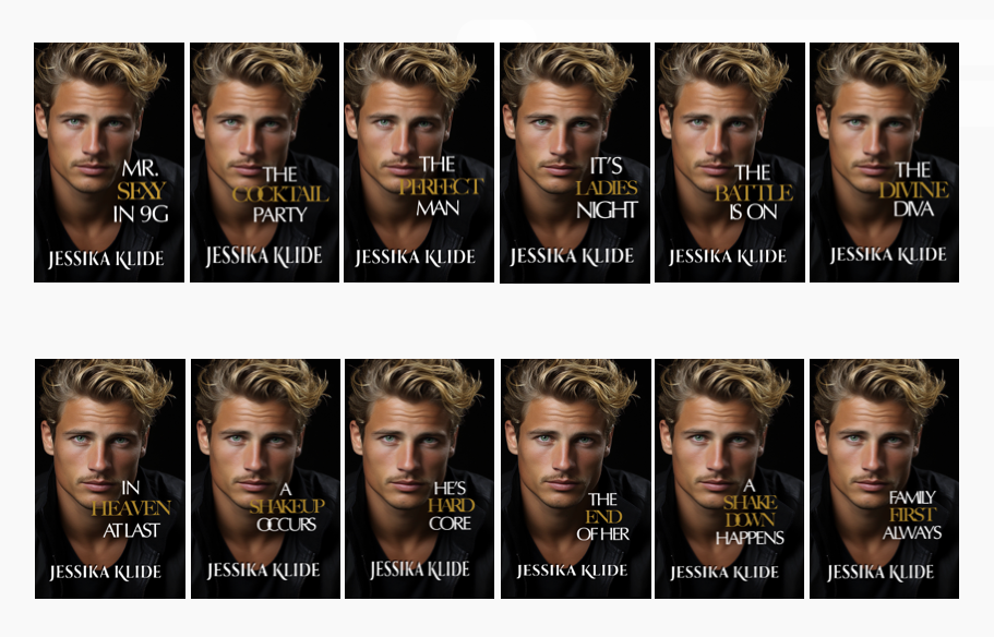 He's 'Hard Core' Model Paperback Covers